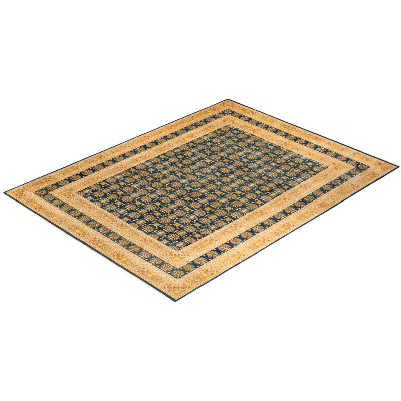 Classic One-of-a-Kind 9' 3" X 11' 10" Hand Knotted Area Rug