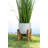 Faux Onion Grass Grass in Ceramic Pot-1470934462