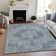 Premium Machine Washable Larock AMF1238 Global Rug