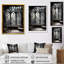«Midnight Gothic Winter Window View III - Winter Landscape», art mural-1252812950-1195773141