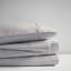 Ensemble de draps 4 pièces en mélange de coton à refroidissement complet, gris