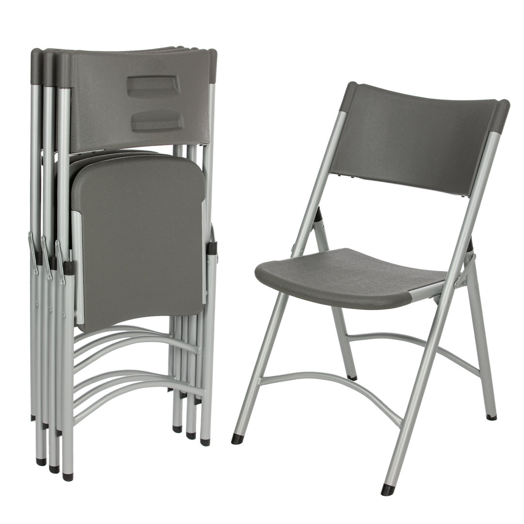 Hampden Furnishings Gwyneth Plastic Stackable Folding Chair  (Set of 4) Hampden Furnishings 