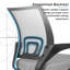 Chaise de bureau ergonomique en filet-1935665953