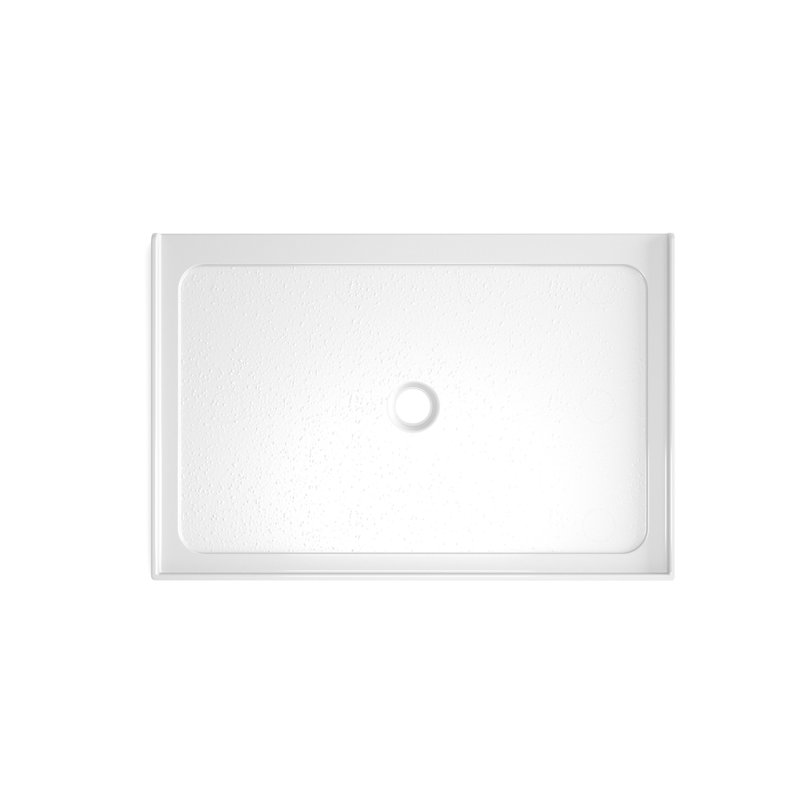 32" X 48" White Shower Base –center Drain