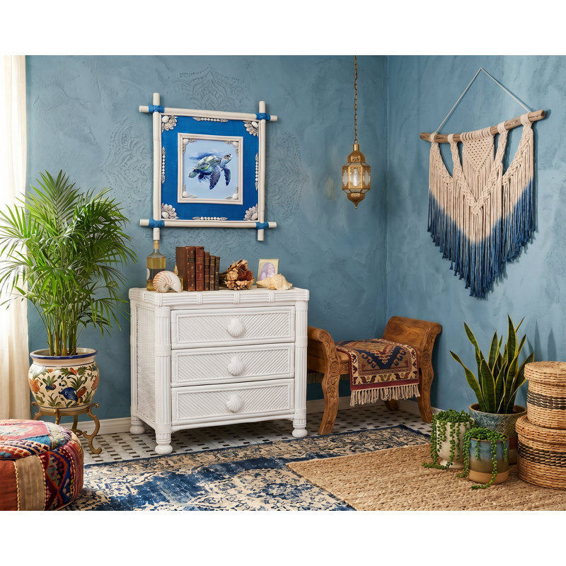 Sturminster Accent Chest, White