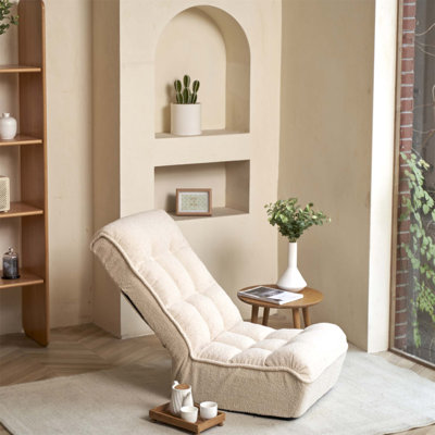 Fauteuil inclinable simple avec dossier réglable pour un confort et une polyvalence ultimes, parfait pour le salon et la chambre à coucher.
