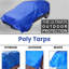 Blue Elephant Polyethylene Plastic Replacement Canopy-965871862-965871759