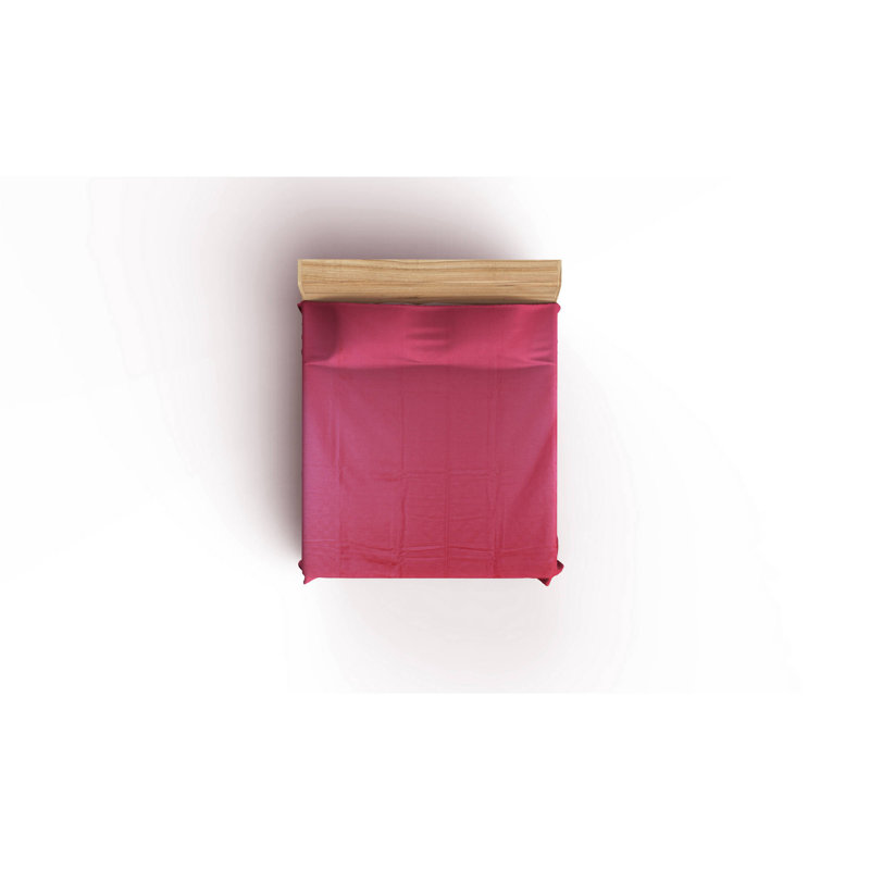 Couvre-lit moderne et contemporain 100% coton Gulianna, Couvre-lit double, Corail