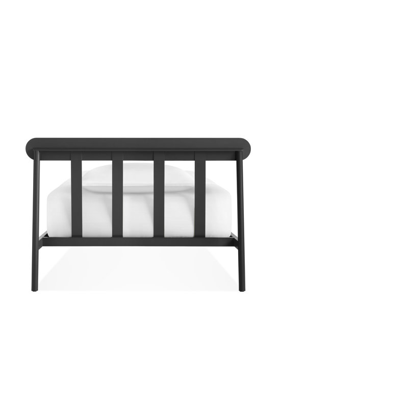 Goodie Metal Open-Frame Bed, Oblivion, Twin