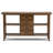 Redmond 54"W Solid Wood Storage Console Table with 4 Center Drawers and Open Shelves-2080893896