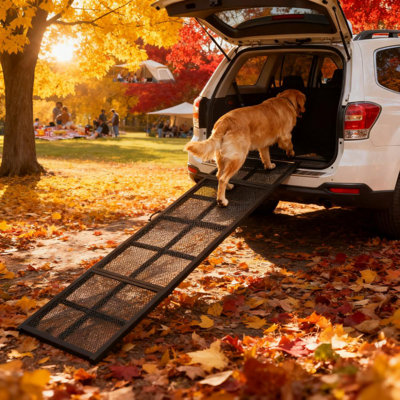 Rampe portative extra longue et large pour animaux, voitures, VUS et camions