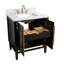 Ensemble de meuble-lavabo simple l 31 po Ewen avec plateau en marbre de Carrare-1727171067-1727171068-1727171066