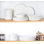  Ensemble de 24 assiettes et bols en porcelaine légers de 24 pièces, ensemble de vaisselle en céramique pour 8 personnes, ensemble de vaisselle résistant aux égratignures, va au micro-ondes et au lave-vaisselle, blanc éclatant