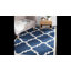 Tapis bleu marine / beige Ammundsen-2089317484