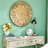 Plate Gold Wall Decor with Embossed Details
