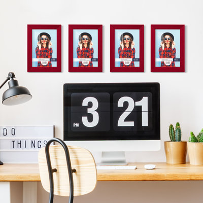 Cadre photo en bois mat