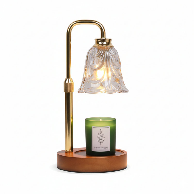 Candle Warmer Lamp With Timer Electric Candle Warmer Lamp Adjustable Height Dimmable Wax Warmer Lamp Jar Candles With 2 Bulbs For Home Decor & Office