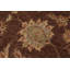 Tapis brun / beige en laine noué à la main à motif oriental 8 pi 8 po x 12 pi 1 po Bachisio