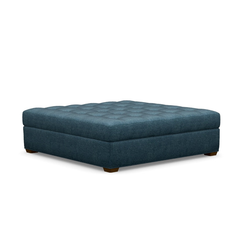Baxter Square Ottoman, Big Sur, Twale 721037