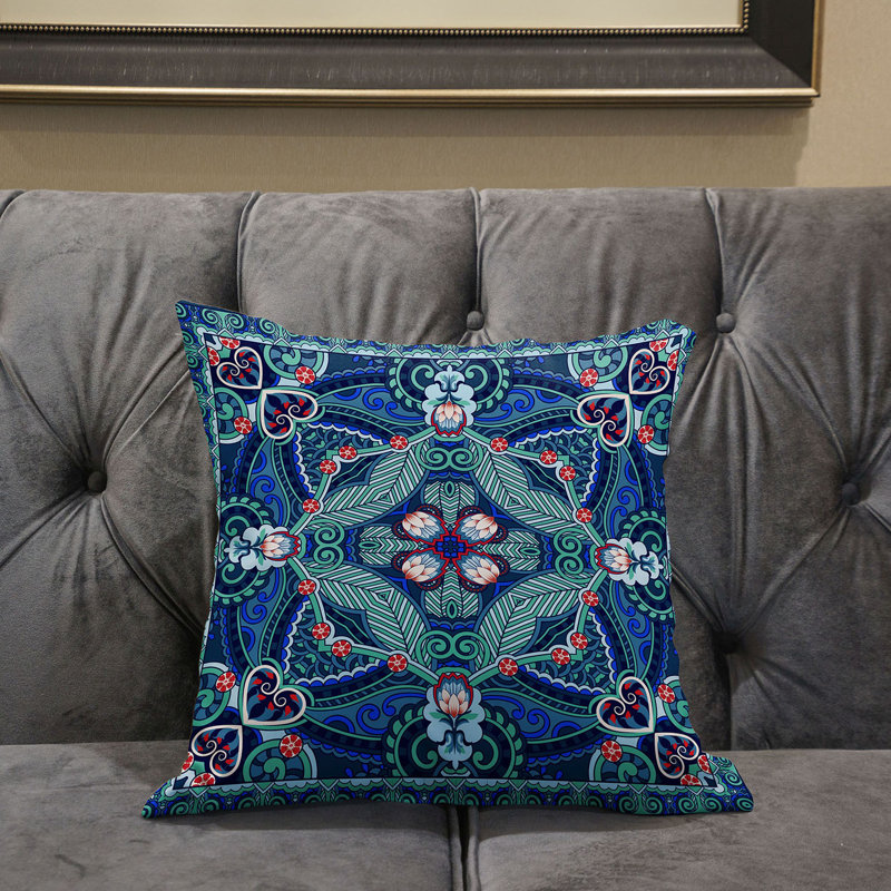 Housse et insert de coussin décoratif en polyester, 20 po x 20 po