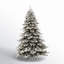 9' Lighted Artificial Spruce Christmas Tree