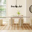 Morenci Ash Wood Rectangular Dining Table In White Sand