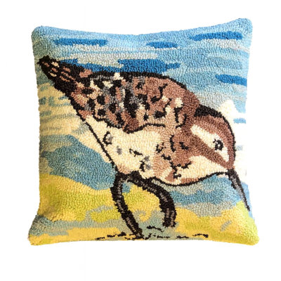 Sand Piper Pillow Size 18X18