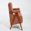 Chaise d'appoint moderne avec cadre en bois pour le salon, la chambre à coucher et le balcon-744650749