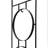 44'' W x 19'' D Metal Arbour in Black