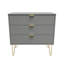 Fully Assembled Aldin 3 - Drawer Chest of Drawers-1803501335