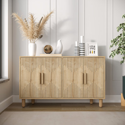 Console moderne, chêne saphir, 47,2 po x 29,0 po x 11,6 po | 100% panneau de particules enduit de mélamine, épaisseur: 0,7 pouce | Design scandinave élégant, parfait pour le vestibule, le salon et la décoration intérieure