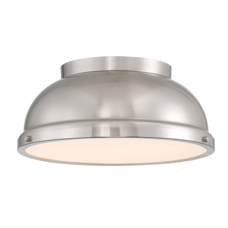 Plafonnier encastré 2LT, nickel