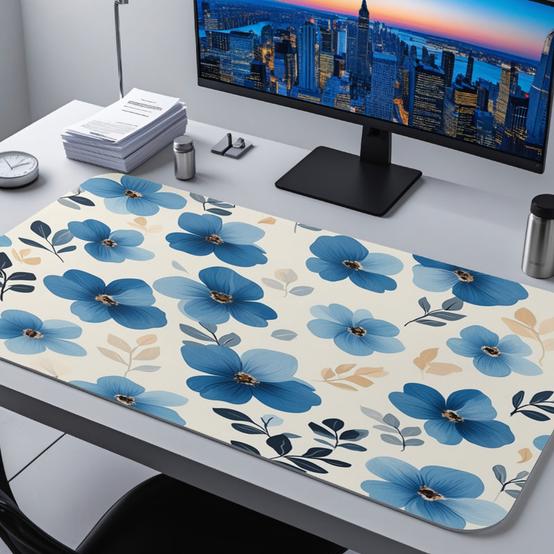 Polyester Desk Pad, 31.5x15.5