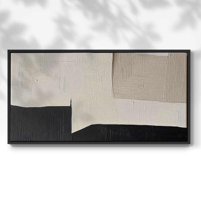 Série abstraite - DCXL - Toile tendue avec châssis encadré - Prêt à être accroché, H 25 po x l 41 po