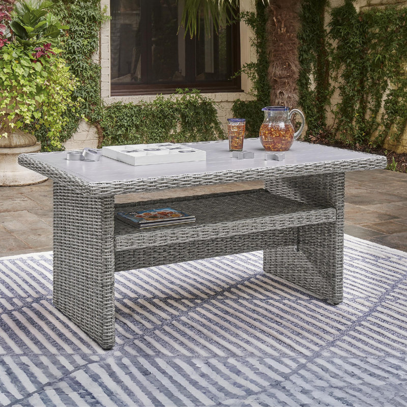 Satendra Metal Outdoor Dining Table
