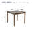 Wooden Dining Square Table, Kitchen Table For Small Space, 4 Person Dining Table-431083779