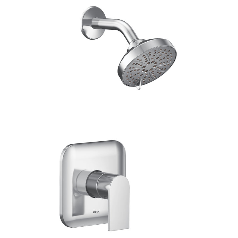 Moen Genta LX M-CORE One-Handle Shower Trim Kit, Valve Required, Chrome