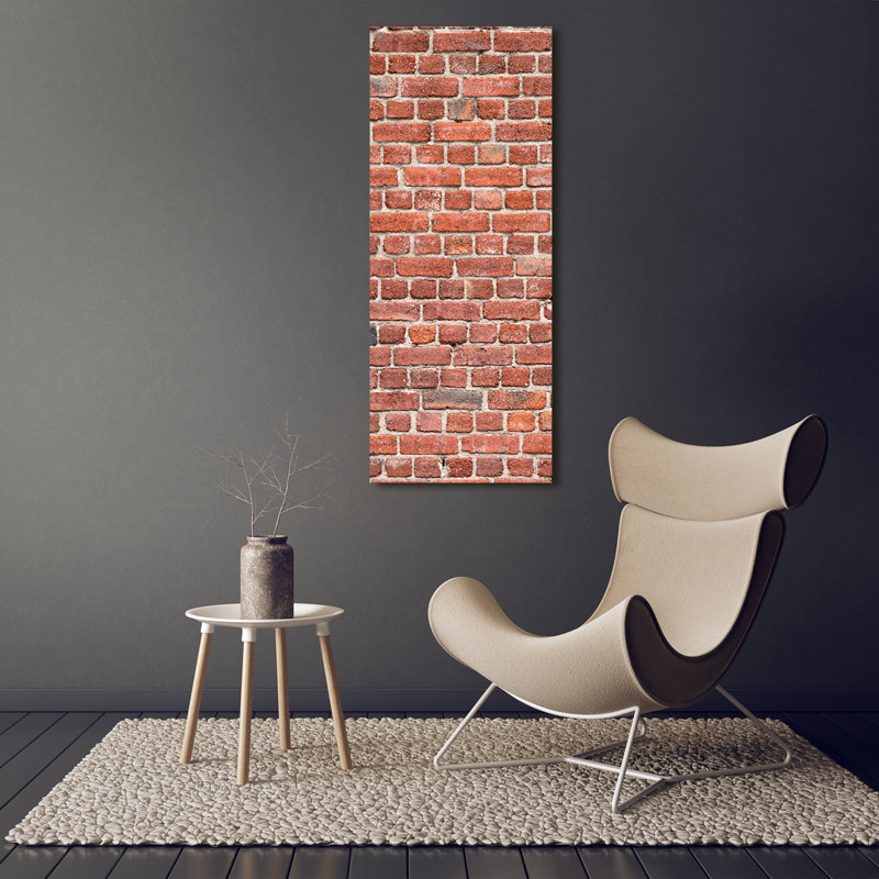 Brick Wall - Wrapped Canvas Print