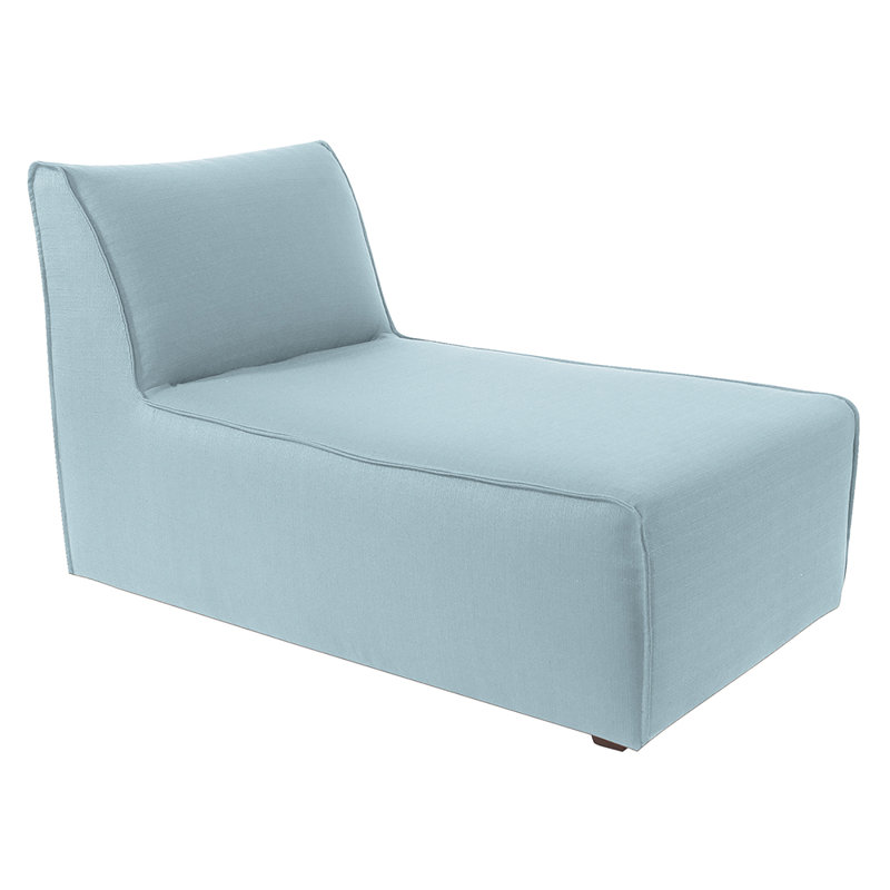 Hassan T-Cushion Sofa Slipcover, Breeze