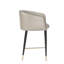Tabouret de comptoir Asher - gris silex / taupe Napa-44161230-44161225