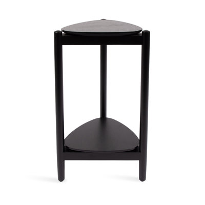 Knowlton Modern Tiered Triangle Side Table for Living Room