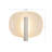 Lustre 9-in Pearl White dimmable LED Wall Sconce-124959545