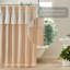 Rideau de douche simple 100% coton Roding
