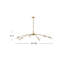 Atera 6 - Light Steel Dimmable Sputnik Modern Linear Chandelier-1164041060-1187045868