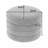 007-Velvet Fabric Storage Round Ottoman Footstool With Wooden Shelving,Ivory