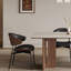 Delifeng Solid Wood Dining Table And Chair Double Pedestal Dining Set-100691023