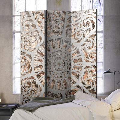 Laursen 172 cm H Solid Wood Folding Room Divider