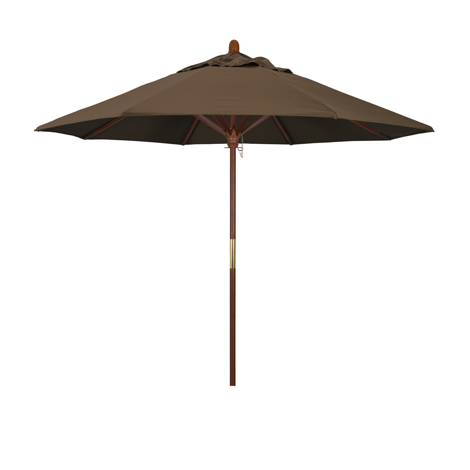 Manford 108'' Sunbrella® Outdoor Umbrella, Cocoa