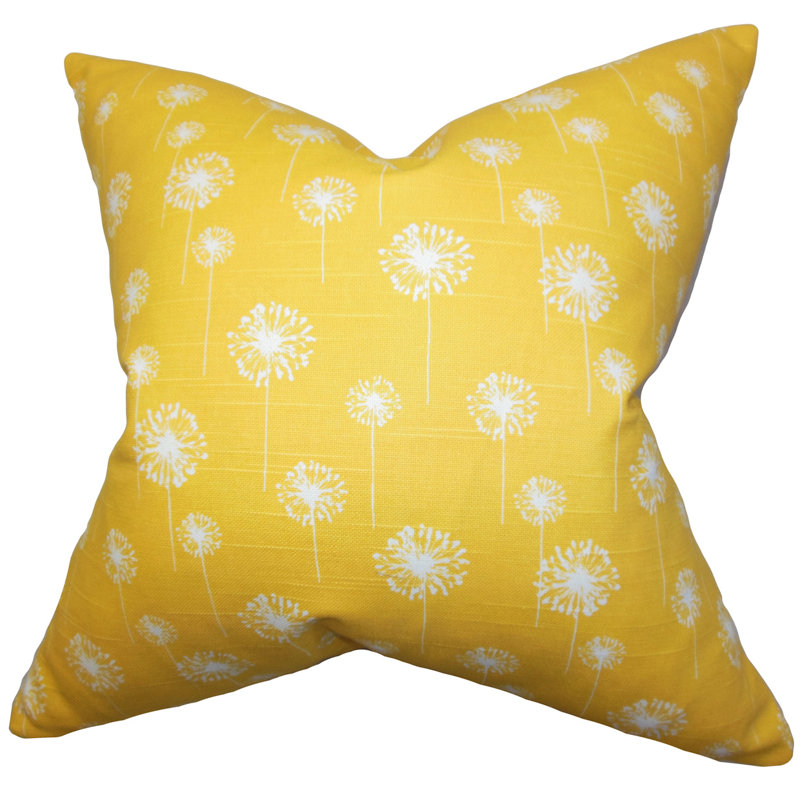 Polka Dots Cotton Reversible Throw Pillow