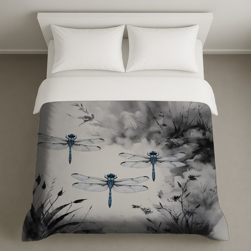 Housses de couette bleues, Grand lit